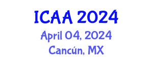 International Conference on Aeronautics and Aeroengineering (ICAA) April 04, 2024 - Cancún, Mexico