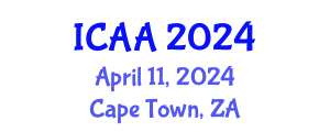 International Conference on Aeronautics and Aeroengineering (ICAA) April 11, 2024 - Cape Town, South Africa