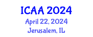 International Conference on Aeronautics and Aeroengineering (ICAA) April 22, 2024 - Jerusalem, Israel