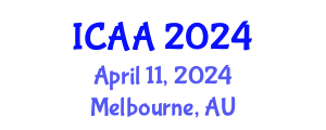International Conference on Aeronautics and Aeroengineering (ICAA) April 11, 2024 - Melbourne, Australia