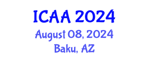 International Conference on Aeronautics and Aeroengineering (ICAA) August 08, 2024 - Baku, Azerbaijan