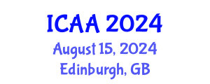 International Conference on Aeronautics and Aeroengineering (ICAA) August 15, 2024 - Edinburgh, United Kingdom