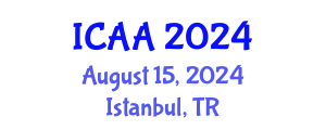 International Conference on Aeronautics and Aeroengineering (ICAA) August 15, 2024 - Istanbul, Turkey