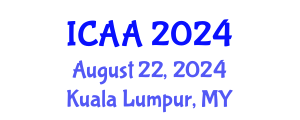 International Conference on Aeronautics and Aeroengineering (ICAA) August 22, 2024 - Kuala Lumpur, Malaysia
