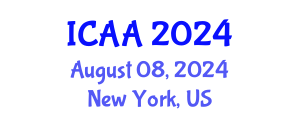 International Conference on Aeronautics and Aeroengineering (ICAA) August 08, 2024 - New York, United States