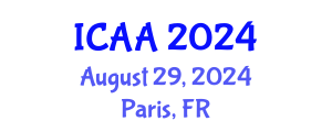 International Conference on Aeronautics and Aeroengineering (ICAA) August 29, 2024 - Paris, France