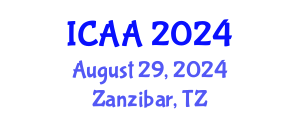 International Conference on Aeronautics and Aeroengineering (ICAA) August 29, 2024 - Zanzibar, Tanzania