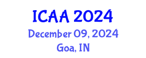 International Conference on Aeronautics and Aeroengineering (ICAA) December 09, 2024 - Goa, India