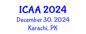 International Conference on Aeronautics and Aeroengineering (ICAA) December 30, 2024 - Karachi, Pakistan