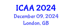 International Conference on Aeronautics and Aeroengineering (ICAA) December 09, 2024 - London, United Kingdom