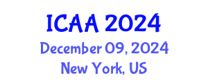 International Conference on Aeronautics and Aeroengineering (ICAA) December 09, 2024 - New York, United States