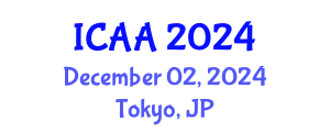 International Conference on Aeronautics and Aeroengineering (ICAA) December 02, 2024 - Tokyo, Japan