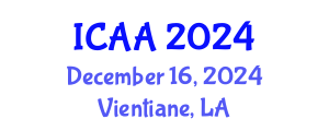 International Conference on Aeronautics and Aeroengineering (ICAA) December 16, 2024 - Vientiane, Laos