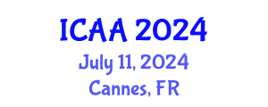 International Conference on Aeronautics and Aeroengineering (ICAA) July 11, 2024 - Cannes, France