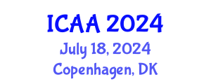 International Conference on Aeronautics and Aeroengineering (ICAA) July 18, 2024 - Copenhagen, Denmark