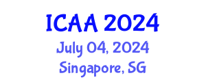 International Conference on Aeronautics and Aeroengineering (ICAA) July 04, 2024 - Singapore, Singapore