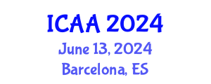 International Conference on Aeronautics and Aeroengineering (ICAA) June 13, 2024 - Barcelona, Spain