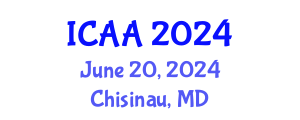 International Conference on Aeronautics and Aeroengineering (ICAA) June 20, 2024 - Chisinau, Republic of Moldova