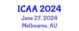 International Conference on Aeronautics and Aeroengineering (ICAA) June 27, 2024 - Melbourne, Australia