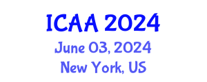 International Conference on Aeronautics and Aeroengineering (ICAA) June 03, 2024 - New York, United States