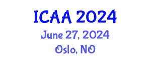 International Conference on Aeronautics and Aeroengineering (ICAA) June 27, 2024 - Oslo, Norway