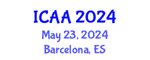 International Conference on Aeronautics and Aeroengineering (ICAA) May 23, 2024 - Barcelona, Spain