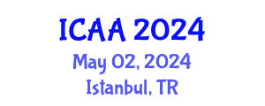 International Conference on Aeronautics and Aeroengineering (ICAA) May 02, 2024 - Istanbul, Turkey