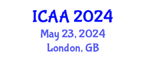 International Conference on Aeronautics and Aeroengineering (ICAA) May 23, 2024 - London, United Kingdom
