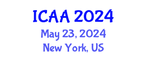 International Conference on Aeronautics and Aeroengineering (ICAA) May 23, 2024 - New York, United States