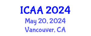 International Conference on Aeronautics and Aeroengineering (ICAA) May 20, 2024 - Vancouver, Canada