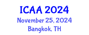 International Conference on Aeronautics and Aeroengineering (ICAA) November 25, 2024 - Bangkok, Thailand