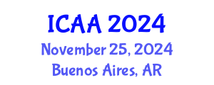 International Conference on Aeronautics and Aeroengineering (ICAA) November 25, 2024 - Buenos Aires, Argentina