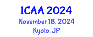 International Conference on Aeronautics and Aeroengineering (ICAA) November 18, 2024 - Kyoto, Japan