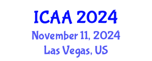 International Conference on Aeronautics and Aeroengineering (ICAA) November 11, 2024 - Las Vegas, United States