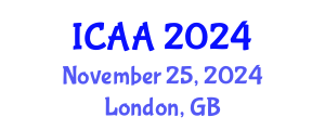 International Conference on Aeronautics and Aeroengineering (ICAA) November 25, 2024 - London, United Kingdom