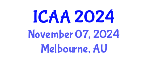 International Conference on Aeronautics and Aeroengineering (ICAA) November 07, 2024 - Melbourne, Australia
