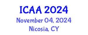 International Conference on Aeronautics and Aeroengineering (ICAA) November 04, 2024 - Nicosia, Cyprus