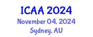 International Conference on Aeronautics and Aeroengineering (ICAA) November 04, 2024 - Sydney, Australia