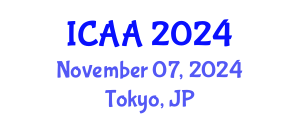 International Conference on Aeronautics and Aeroengineering (ICAA) November 07, 2024 - Tokyo, Japan