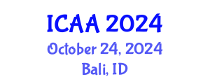 International Conference on Aeronautics and Aeroengineering (ICAA) October 24, 2024 - Bali, Indonesia