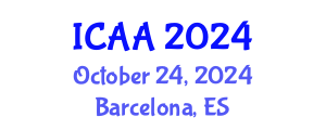 International Conference on Aeronautics and Aeroengineering (ICAA) October 24, 2024 - Barcelona, Spain