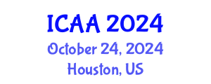International Conference on Aeronautics and Aeroengineering (ICAA) October 24, 2024 - Houston, United States