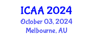 International Conference on Aeronautics and Aeroengineering (ICAA) October 03, 2024 - Melbourne, Australia