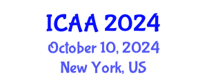 International Conference on Aeronautics and Aeroengineering (ICAA) October 10, 2024 - New York, United States
