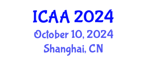 International Conference on Aeronautics and Aeroengineering (ICAA) October 10, 2024 - Shanghai, China