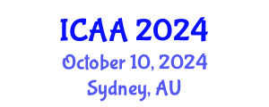 International Conference on Aeronautics and Aeroengineering (ICAA) October 10, 2024 - Sydney, Australia