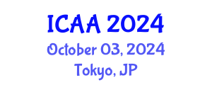 International Conference on Aeronautics and Aeroengineering (ICAA) October 03, 2024 - Tokyo, Japan