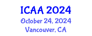 International Conference on Aeronautics and Aeroengineering (ICAA) October 24, 2024 - Vancouver, Canada