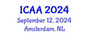 International Conference on Aeronautics and Aeroengineering (ICAA) September 12, 2024 - Amsterdam, Netherlands