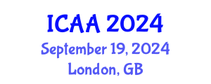 International Conference on Aeronautics and Aeroengineering (ICAA) September 19, 2024 - London, United Kingdom